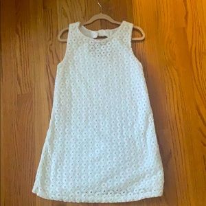 Kate Spade white eyelet formal dress